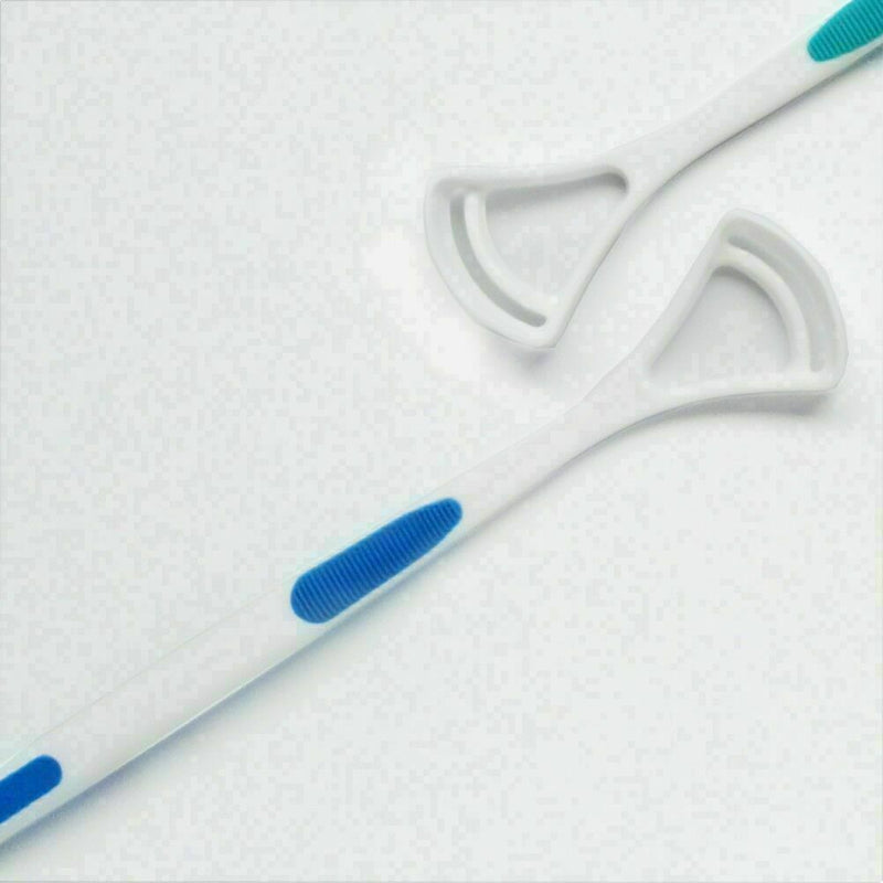 2pcs Plastic Tongue Tounge Cleaner Scraper Dental Care Mouth Oral Tools Hyg W7S8