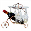 New Delicate Red Wine Bottle Glasses Holder Hanging Upside Down Cup Goblets Z5A2