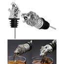 2pcs Animal Head-Wine Pourer Spout,Wine Bottle Stopper for Bar Tools