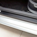 4PCS Car Accessories Door Sill Scuff Welcome Pedal Protect Carbon Fiber Stickers
