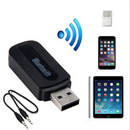 USB Bluetooth Audio Receiver Adaptor Wireless Music AUX Dongle A2DP In Car New
