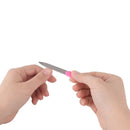 5pcs Plastic Handle Metal Double Sided Nail Files Manicure Pedicure Tool-OZ