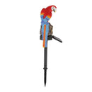 Solar Power LED Parrot Lawn Light Waterproof Garden Landscape Lamp (Red) A