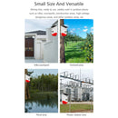 120dB Solar Alarm Loud Siren Outdoor Infrared Motion Sensor Detector System