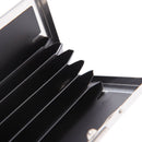 Waterproof Business ID Credit Card Wallet Holder Metal Pocket Storage Case Black