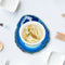 1 Piece 5-6 Mm Inch Agate Quartz Crystal Slices Coaster Home Ornament Navy Blue