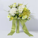Bride 'S Holding Flowers,Romantic Wedding White Green Flower Bouquet,Brides