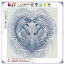 White Horses 5D DIY Full Drill Diamond Painting Embroidery Cross Stitch Kit
