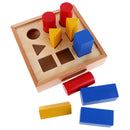 Kids Montessori Early Learning Kindergarten Training Geometry Ladder Insert