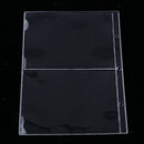 10 Sheet 2-Pockets Paper Money Holder Page Protectors Clear Plastic Sleeves