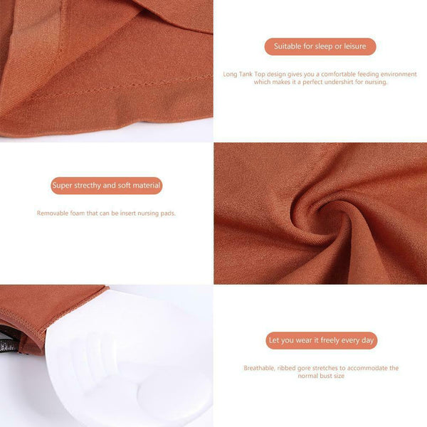 Women Summer Sleeveless Spaghetti Strap Seamless Bra Pads Vest Top (Red) A#S