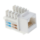 10 PACK CAT6 RJ45 Keystone Jack Inline Coupler-White