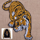 34cm Large Tiger Embroidered Animal Applique Sew Iron on Cloth Craft Patch Badge