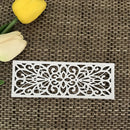 Rectangular hollow lace Metal Cutting Die For  Scrapbooking Album Paper Card  Z