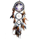 Wolf Style Handmade Dream Catcher Feathers Wall Hanging Decoration Ornament