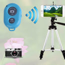 Remote Control Button Bluetooth Phone Selfie Stick Shutter Release (Blue) A