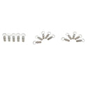Set of 15 Pet Dog Cat ID Tags Pet Name Tags Necklace Pendant Anti-Lost