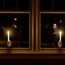 Solar Powered Candle Warm Light Wall Lamp Landscape Home Window Wall Light PRP
