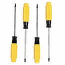 4 Pcs Yellow Handle Magnetic Tip T5 T6 T8 T10 Torx Screwdrivers I4C2