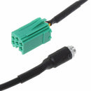 Aux Audio Cable Adapter Mini ISO Female Jack Extension Wire For Radio CD Player