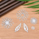 chrysant flower with leave metal die cutting die scrapbooking decorative craft U