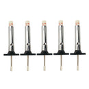 5pcs Car Repair Maintenance Tools 0-25mm Stainless Steel Tire Tread Depth Gauge