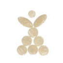 9x White Shell Key Buttons Inlays for Alto Tenor Soprano Saxophone Accessory