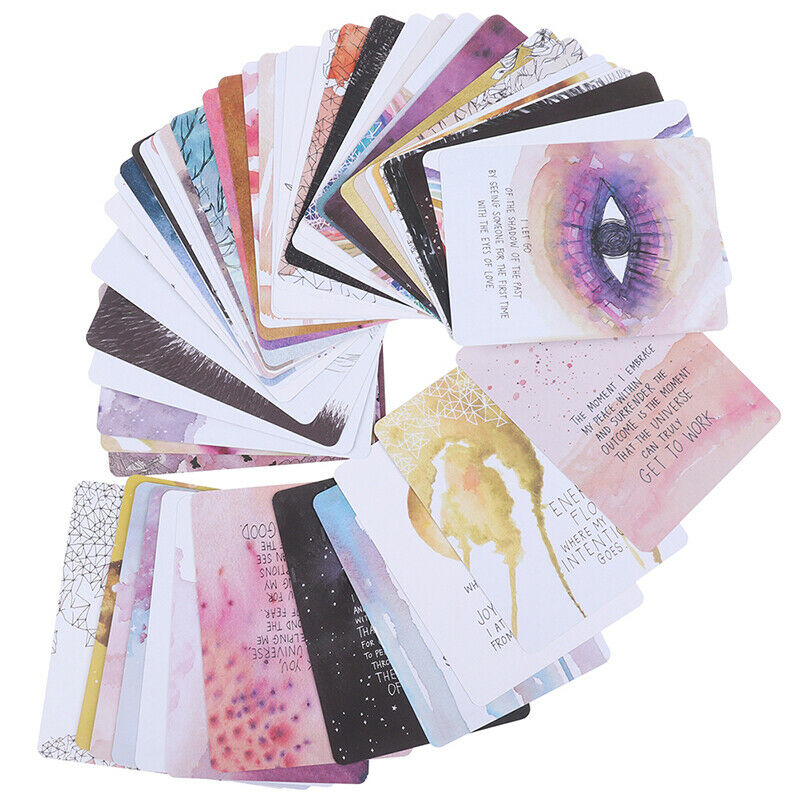 Universe Oracle Cards Deck Mysterious Tarot Cards Divination Fate Board Game Ew