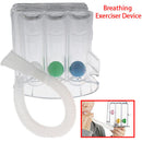 Deep Breathing Lung Capacity Exerciser Hygienic Respiratory Spirometry Train_