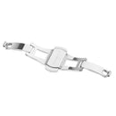 Watch Butterfly Buckle Stainless Steel Clasp for Wristwatch Straps 21mm
