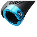 Pair Cycling MTB Bike Bicycle Handlebar Rubber Grips Comfortable Blue I2B4