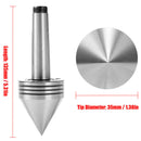 1Pcs Lathe Milling Center MT2 High Accuracy Live Revolving Center Medium La