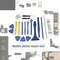 19pcs/Set Spudger Pry Opening Screwdriver Phone Disassemble Repair Tool Kit