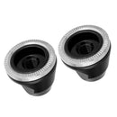 2x Durable Bicycle Hubs Nut Fixed Gear Quick Release Road Bike Wheel Hub Black