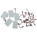 5 x 48 White SMD LED panel 12V + T10 / BA9S Festoon base + module from 29 t V3L5