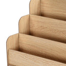 Diy Desktop A4 Wooden File Rack Multifunctional Creative Finishing Office S