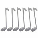 6PCS Stainless Steel Music Note Tea Coffee Spoon Ice Spoon Cocktail Teaspoo S6N7