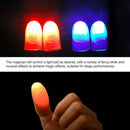 2pc BLUE Magic Light up thumbs fingers trick appearing light close Magic Thumb