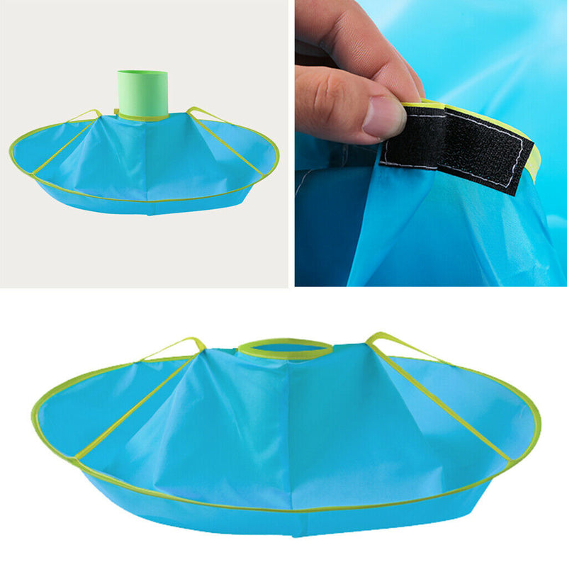 Baby Hair Capes Umbrella Catcher Styling Haircut Gown Salon Barbers Blue