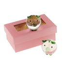 Crystal Lucky Pig Craft Creative Gift-1.57x1.57x1.77inch-Green