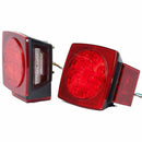 Pair Led Submersible Square Lights Trailer Under 80 Inch Tail Brake Boat St E3E3