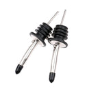 6pcs Flow Pourer Spout Stopper Stainless Steel Liquor Spirit Wine Bottle KiS Hn