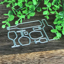 Wine Bottle Design Metal Cutting Die For Diy Scrapbooking Album Paper Card OZ