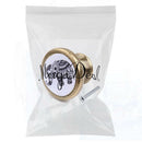 Elephant Design Zinc Alloy Round Pull Handle Knob for Home Furniture Decor