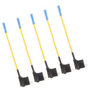 5pcs ACU ATO/ATC Blade Fuse Tap  Holder Block Wire Cable Harness Connector Kit