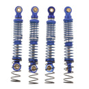 4PCS 1/10 RC Rock Crawler Metal Oil Suspension Shocks Absorber 72mm for D90
