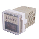 AC 220V 5A Programmable Double Time Timer Delay Relay Device Tool DH48S-S R2K1