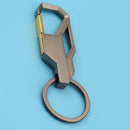 Carabiner Key Ring Alloy Metal Spring Locking Clip Chain Holder-Keys