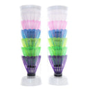 6pcs Colorful Badminton Balls Sport Training Train Shuttlecocks SupplilyJ Gw