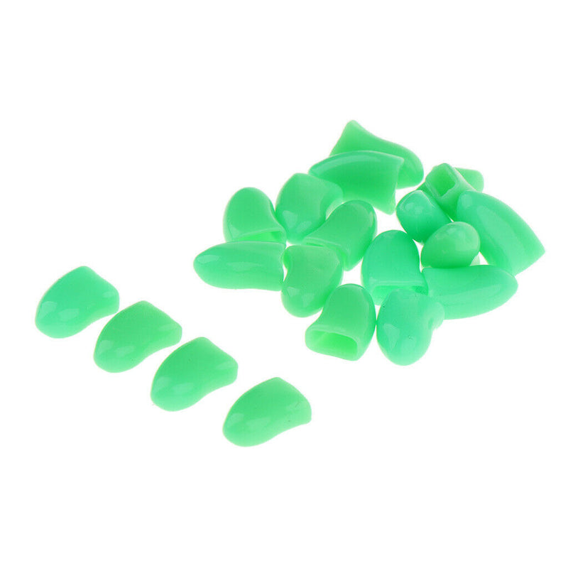 100Pcs Soft Nail Caps for Lovely Pet Dog and Cat Paw Control Green XL